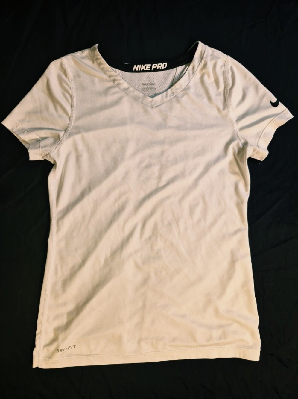 Nike Pro Women's Dri-FIT V-Neck Short-Sleeve Top